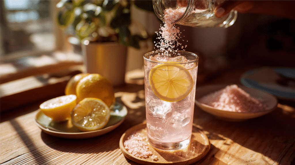 How to prepare the Mounjaro pink salt drink