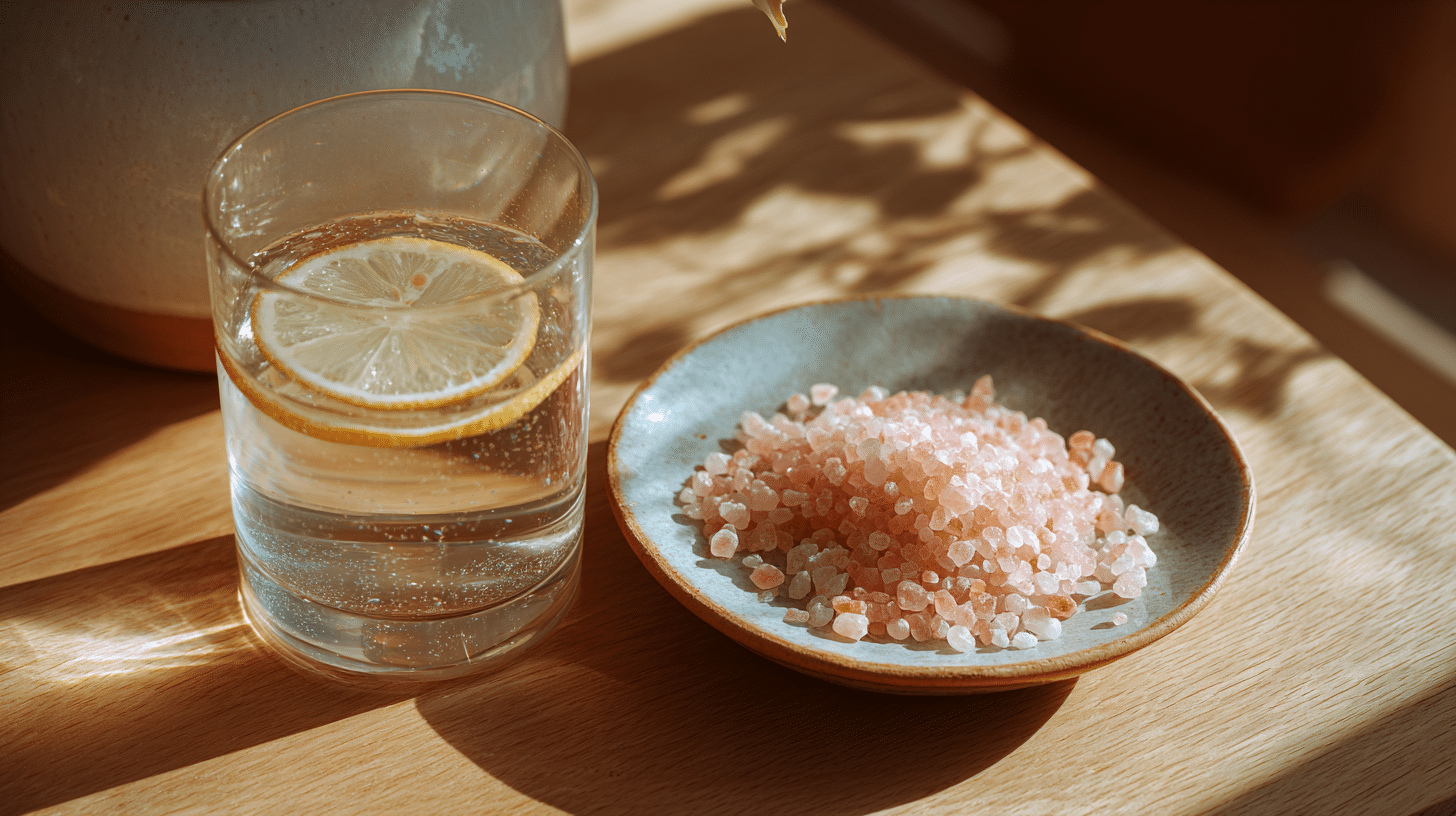 Mounjaro pink salt recipe with lemon and Himalayan salt