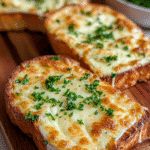 Cheesy Texas Toast Recipe with Mozzarella and Garlic