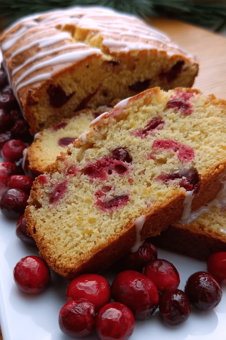 Cranberry orange bread holiday recipe