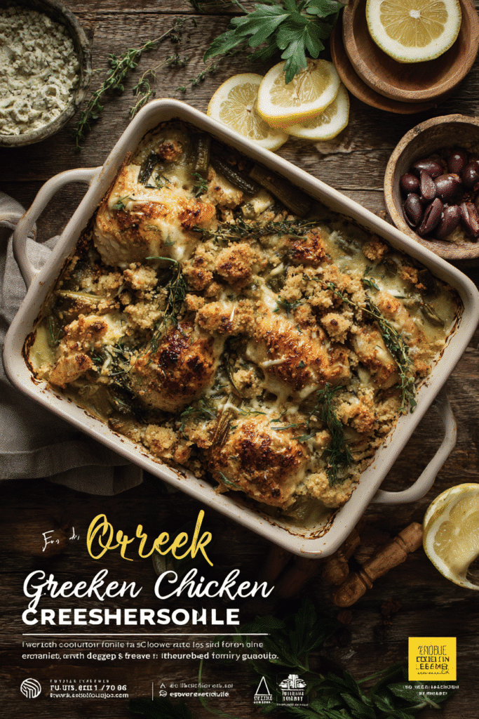 All-in-one Greek Chicken Casserole dinner recipe