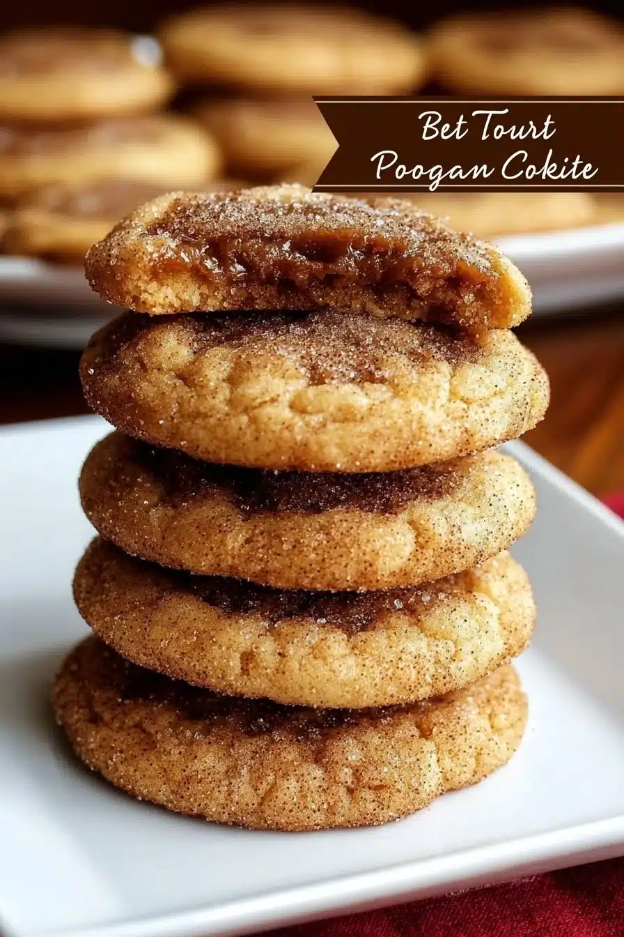 Delicious homemade brown sugar cinnamon cookies on a plate