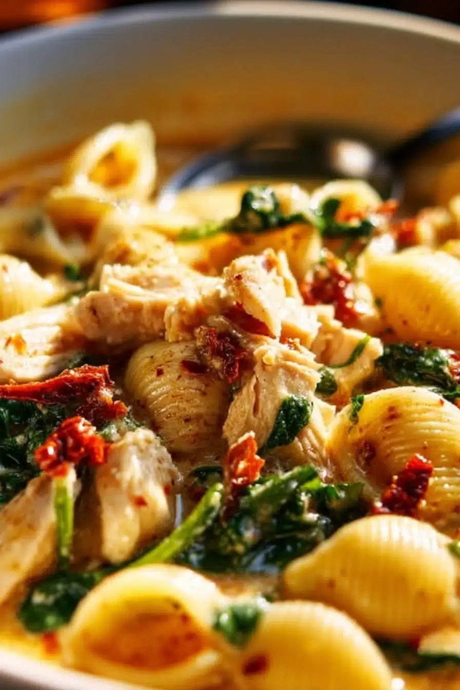 Bowl of Marry Me Chicken Soup, a comforting and hearty dish