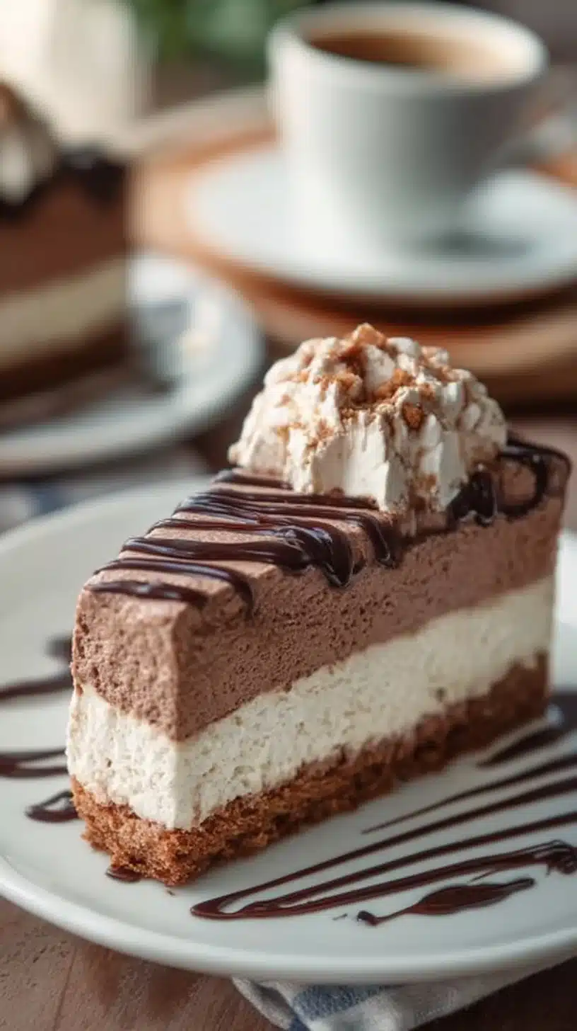 Deliciously decorated ice cream cake ready for a celebration