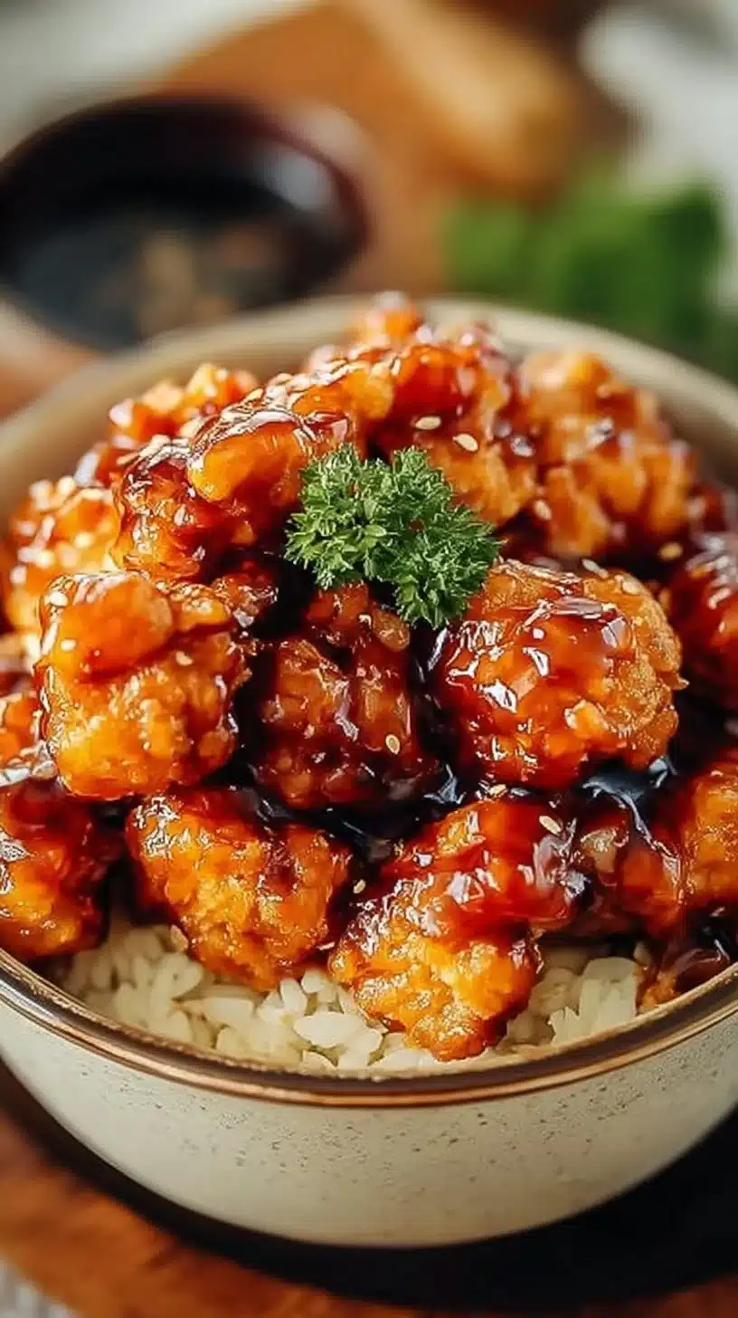 Easy 3 Ingredient Orange Chicken recipe with BBQ flavors